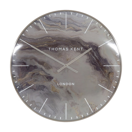 Oyster Grand Wall Clock Large – Grey Marble