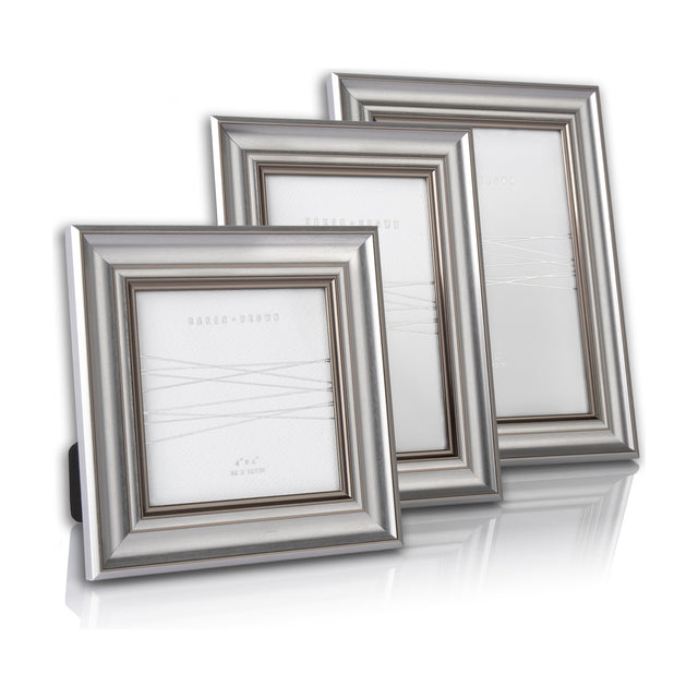 Bisley Photo Frame Set of 3 – Silver