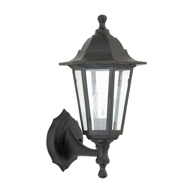 Bayswater Outdoor Lantern Wall Light – Black