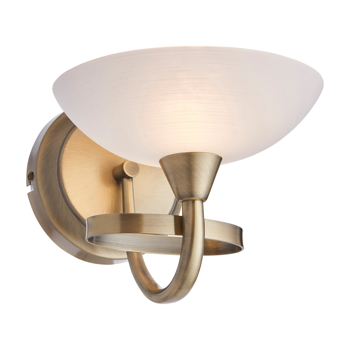 Cagney Wall Light 1 Light – Antique Brass