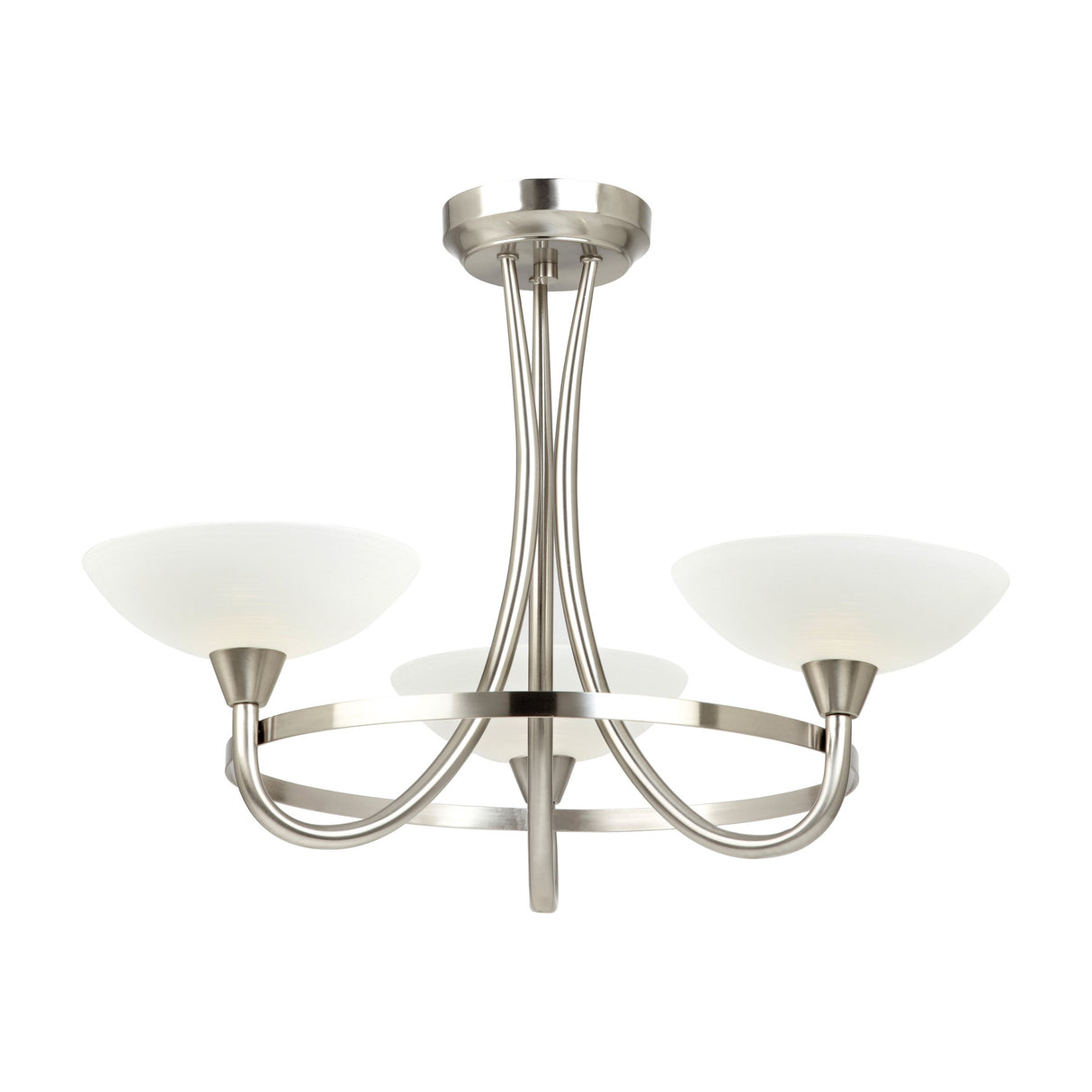 Cagney 3 Light Semi-Flush Ceiling Lamp
