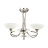 Cagney 3 Light Semi-Flush Ceiling Lamp