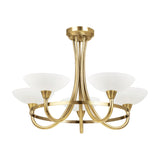 Cagney Semi-Flush Ceiling Light 5 Light