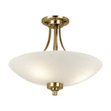Welles Semi-Flush Ceiling Light 3 Light