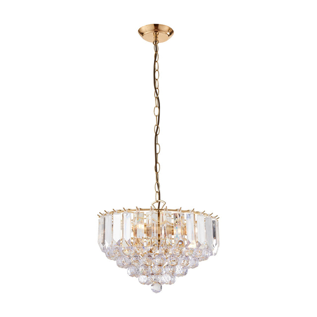 Fargo Crystal Pendant Light 3 Light
