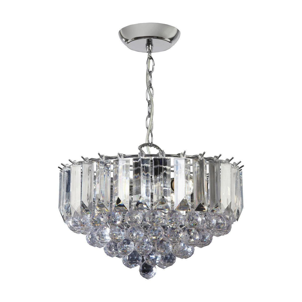 Fargo Crystal Pendant Light 3 Light