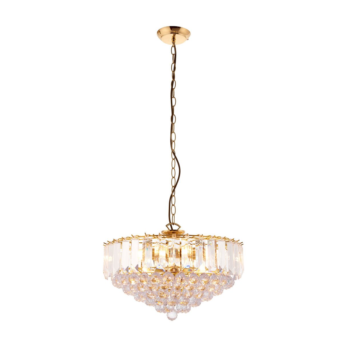 Fargo Crystal Pendant Light 6 Light