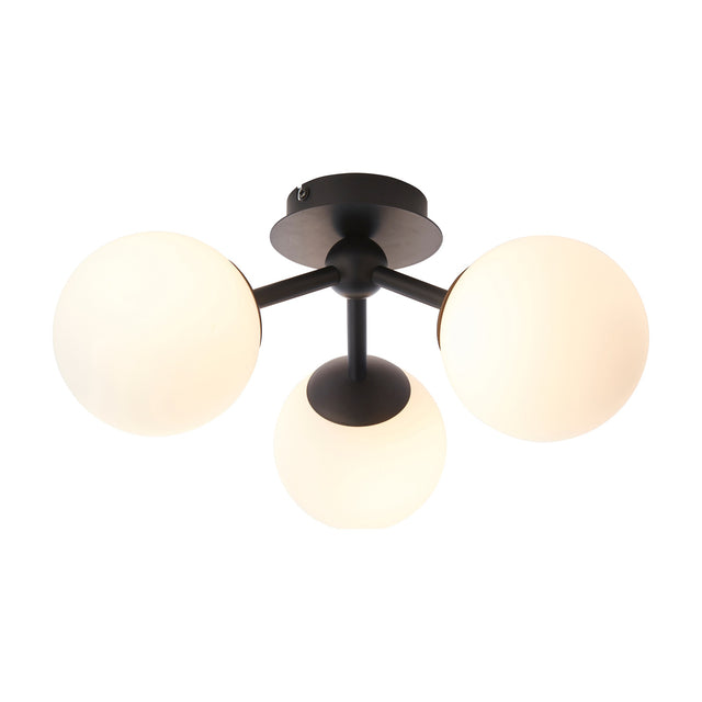 Pulsa Bathroom Ceiling Light – Black