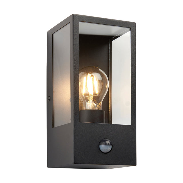 Oxford Outdoor PIR Wall Light – Black