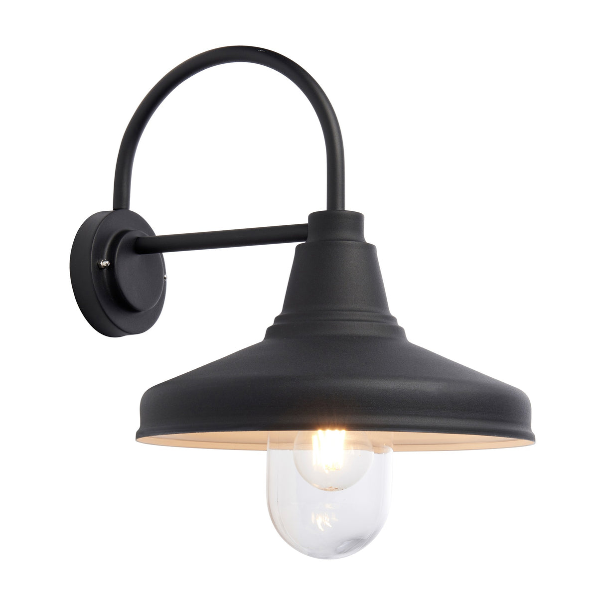 Farmhouse Outdoor Wall Light – Black