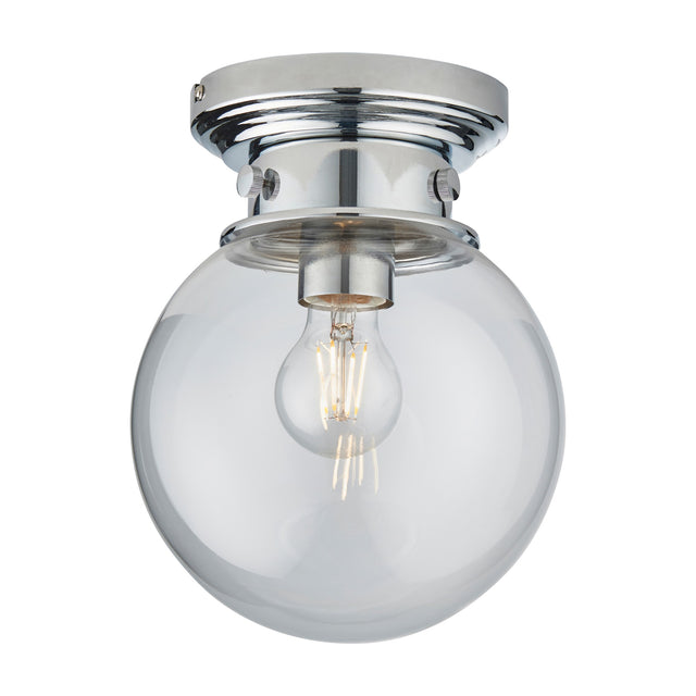 Cheswick Bathroom Ceiling Light 1 Light – Chrome