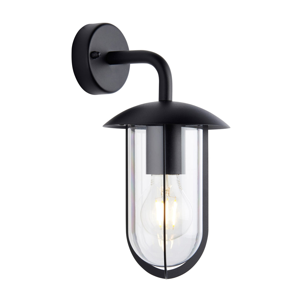 Quinn Outdoor Wall Light 1 Light – Black