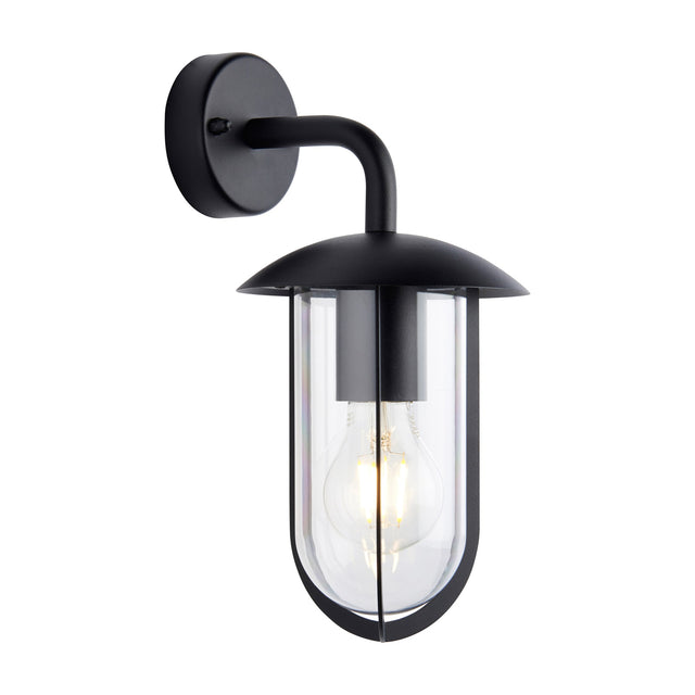 Quinn Outdoor Wall Light 1 Light – Black