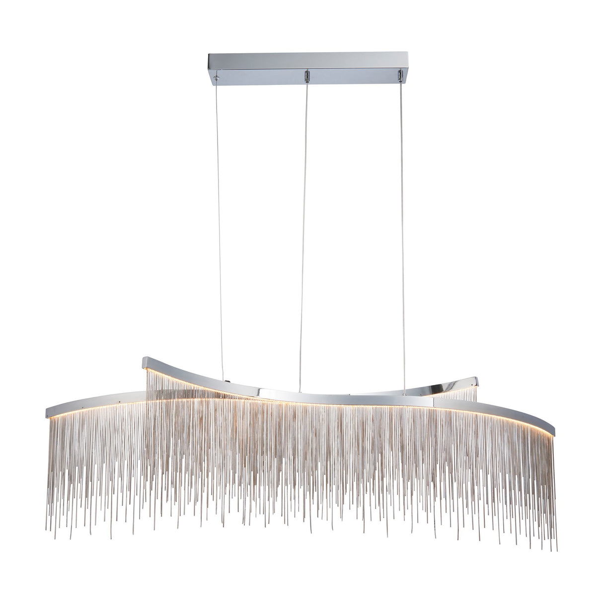Orphelia LED Bar Pendant Light – Chrome