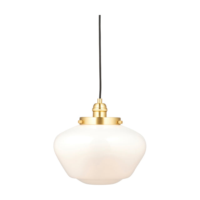 Camberley Glass Pendant Light – Opal White