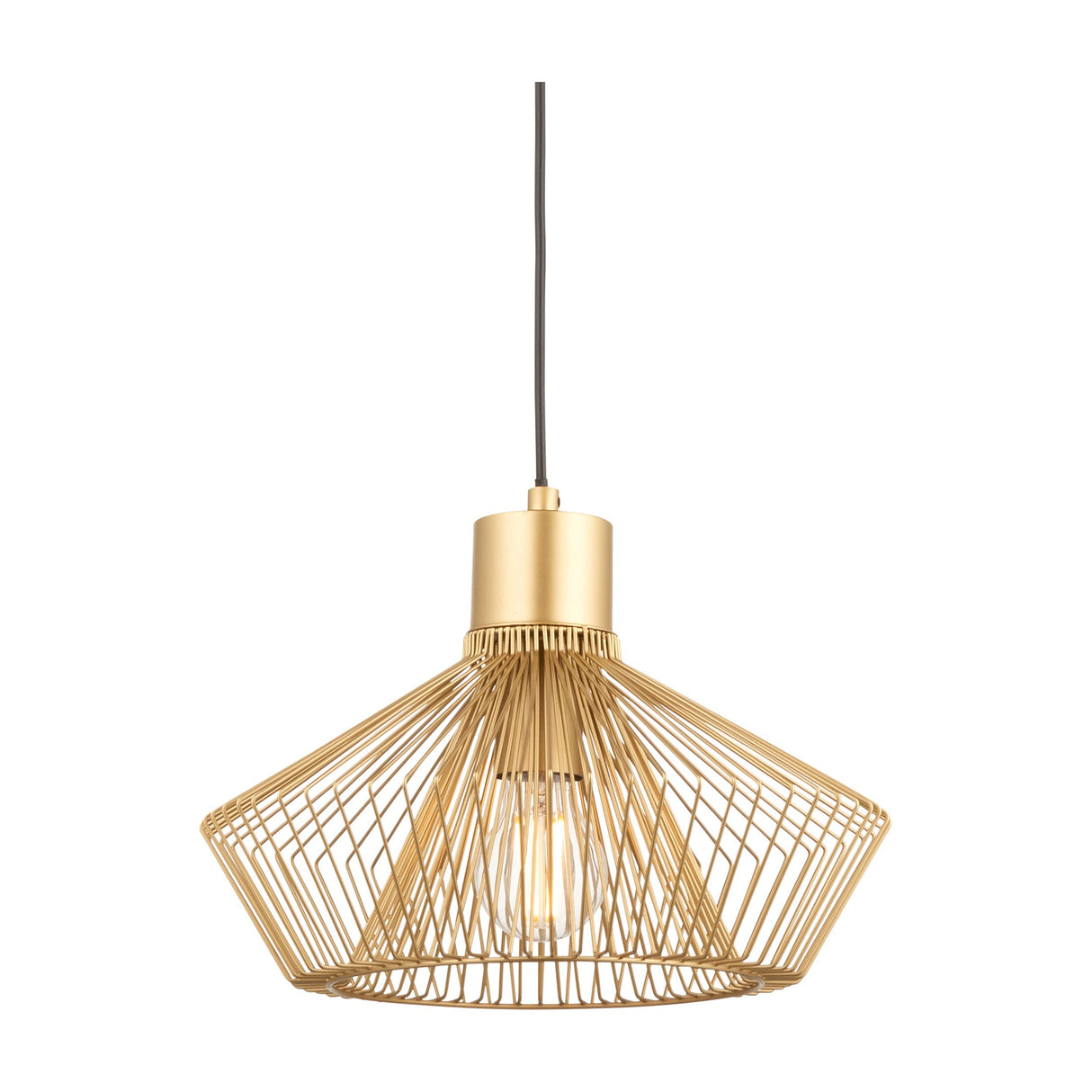 Kimberley Wire Cage Pendant Light – Gold