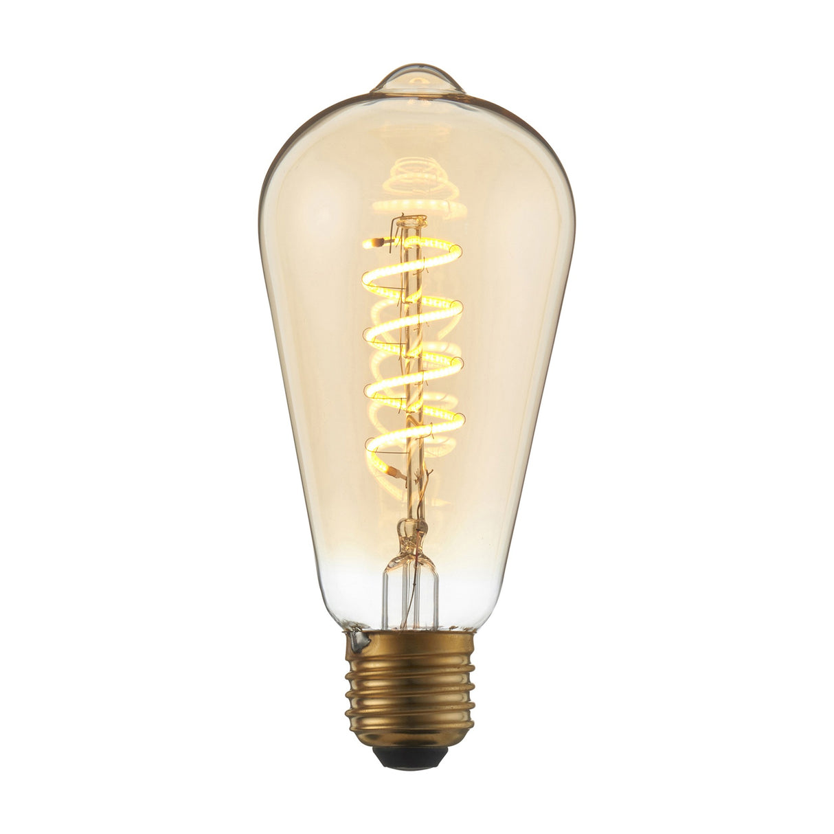 Twist LED Filament Bulb E27 4W – Amber