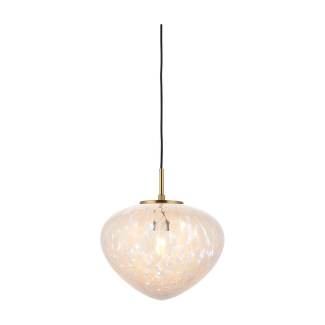 Mali Glass Pendant Light – White