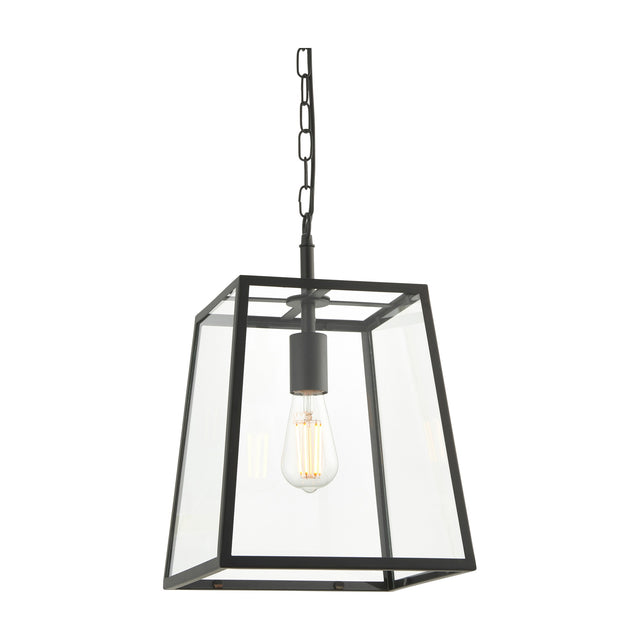 Hurst Lantern Pendant Light 1 Light – Black