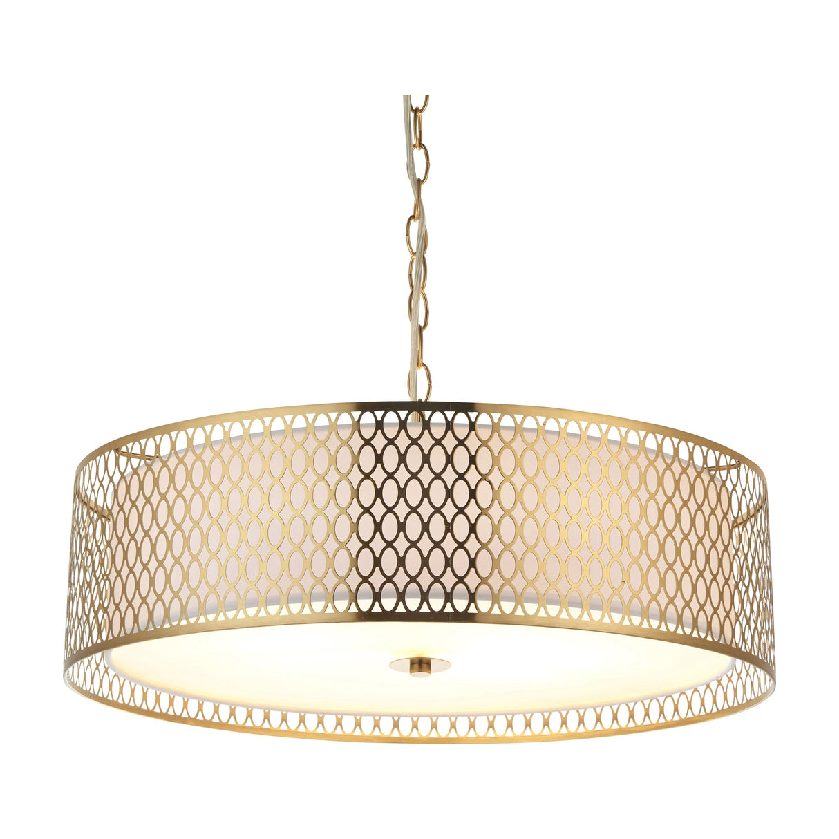 Cordero Fretwork Drum Pendant Light