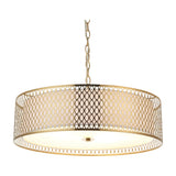 Cordero Fretwork Drum Pendant Light
