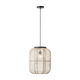 Zaire Fabric Globe Pendant Light – Natural