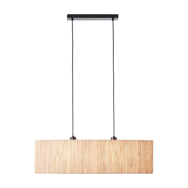 Longshore Seagrass Bar Pendant Light 2 Light – Natural