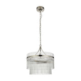Marietta Glass Rod Tiered Pendant 3 Light