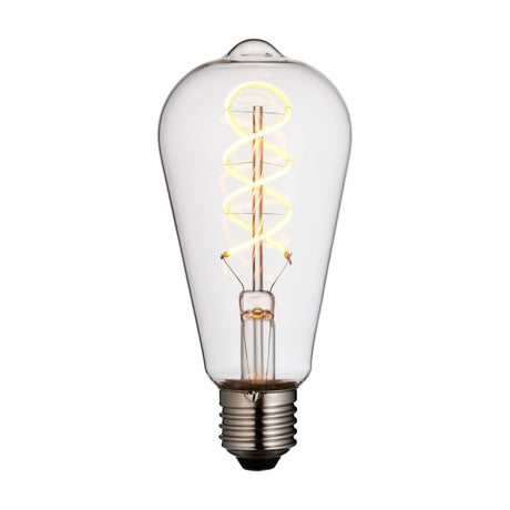 Twist LED Pear Filament Bulb E27 4W – Clear