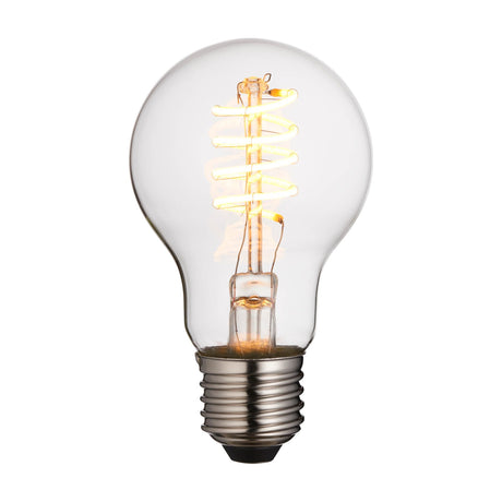 Spiral E27 GLS Filament LED Bulb 4W – Clear