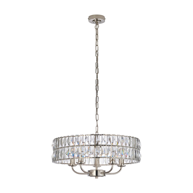 Clifton Crystal 5 Light Pendant