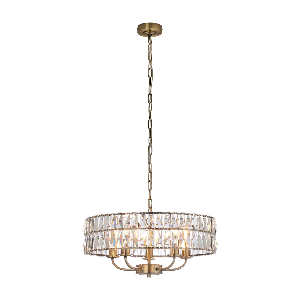 Clifton Crystal 5 Light Pendant