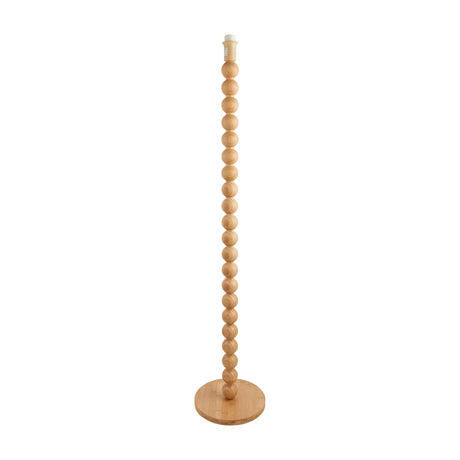 Cane Bobbin Floor Lamp Base – Natural