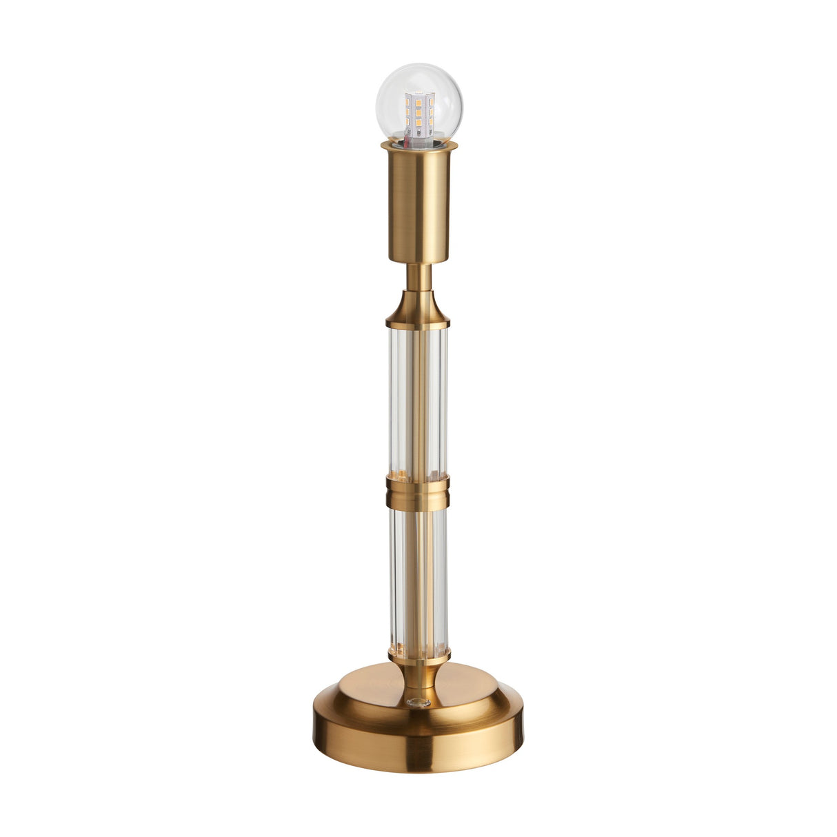 Morton Rechargeable Table Lamp – Brushed Aged Brass