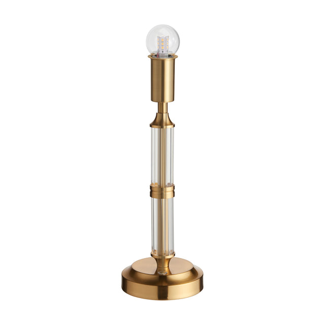 Morton Rechargeable Table Lamp – Brushed Aged Brass