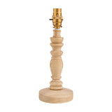 Bibury Turned Wooden Table Lamp Base