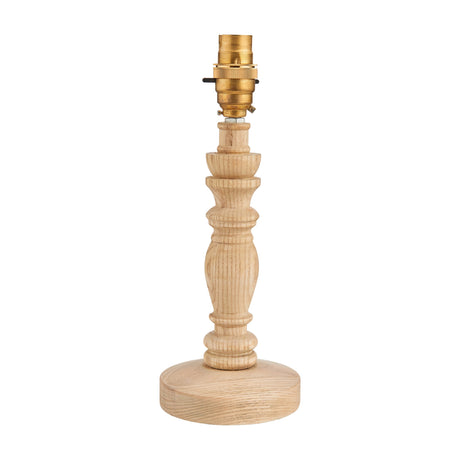 Bibury Turned Wooden Table Lamp Base
