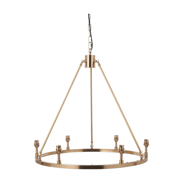 Chester Ring Chandelier – Aged Brass