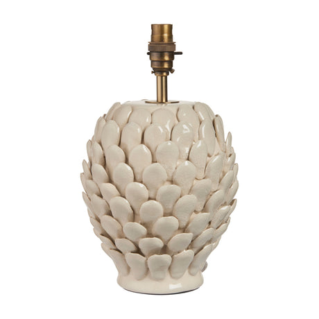 Layered Leaf Ceramic Table Lamp Base