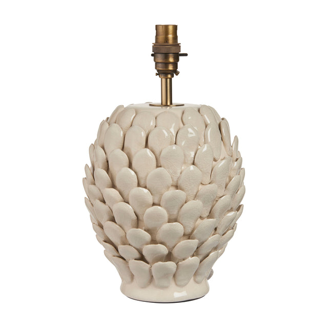 Layered Leaf Ceramic Table Lamp Base