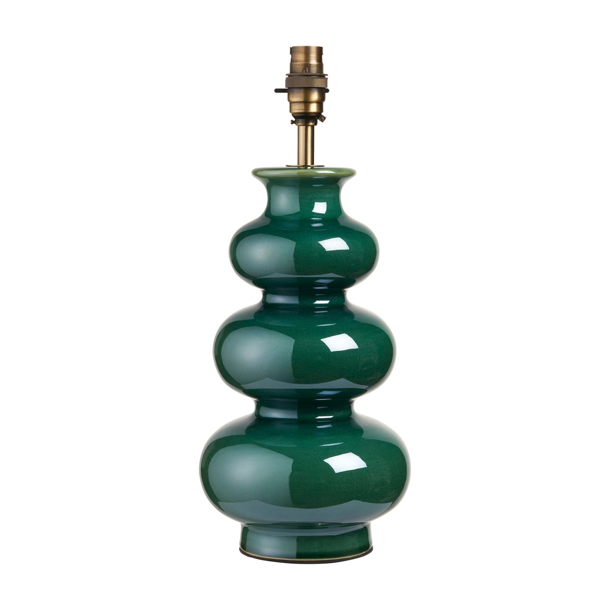 Monroe Ceramic Table Lamp Base – Green