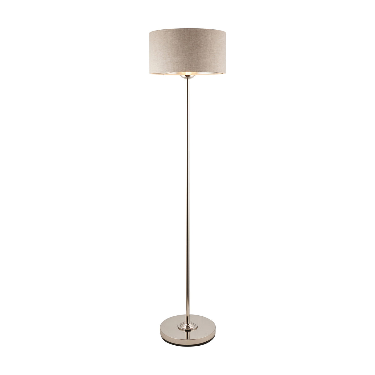 Highclere Floor Lamp with Linen Shade