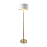 Highclere Floor Lamp with Linen Shade