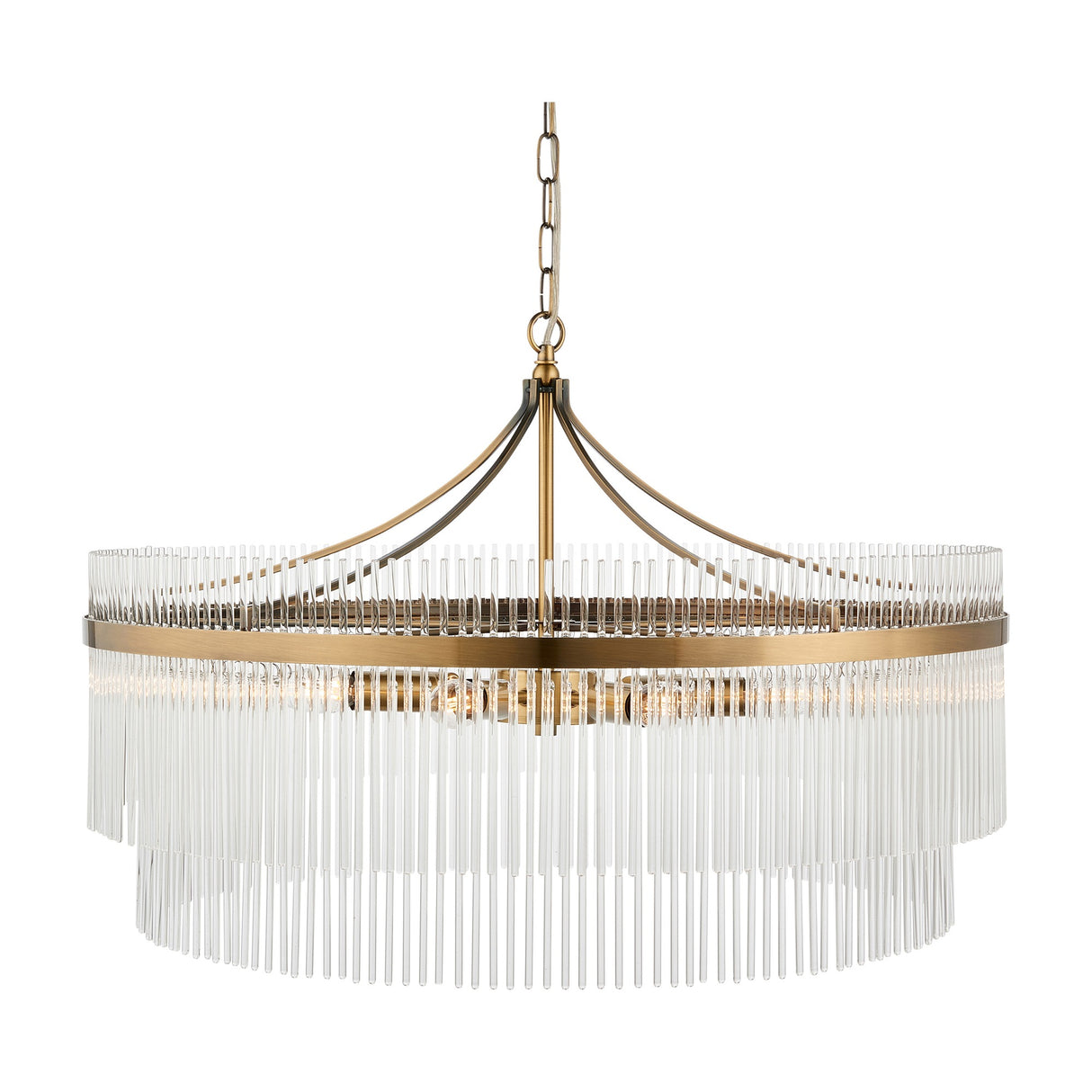 Marietta Grand Chandelier 7 Light – Antique Brass