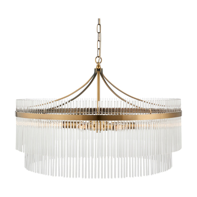 Marietta Grand Chandelier 7 Light – Antique Brass
