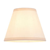 Ivy Tapered Fabric Lamp Shade – Almond White