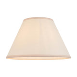 Ivy Tapered Fabric Lamp Shade – Almond White