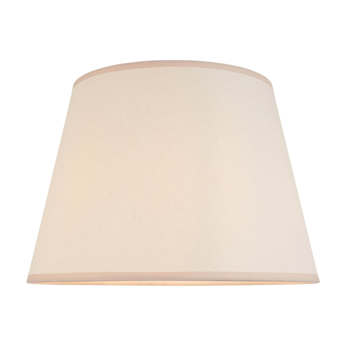 Ivy Tapered Fabric Lamp Shade – Almond White