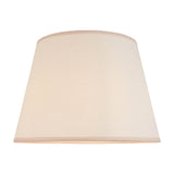 Ivy Tapered Fabric Lamp Shade – Almond White