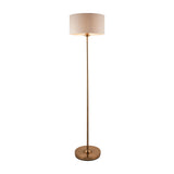 Highclere Floor Lamp with Linen Shade